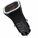 Carregador Veicular Turbo 45W 2 Saídas + Cabo para iPhone Preto - Inova CAR-3224A