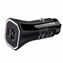 Carregador Veicular Turbo 45W 2 Saídas + Cabo para iPhone Preto - Inova CAR-3224A