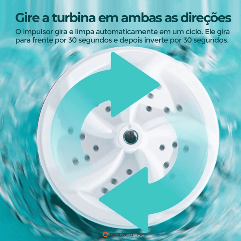 Mini Máquina de Lavar Portátil - SuperClean