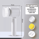 Escova de Limpeza Elétrica Multifuncional Turbo Clean