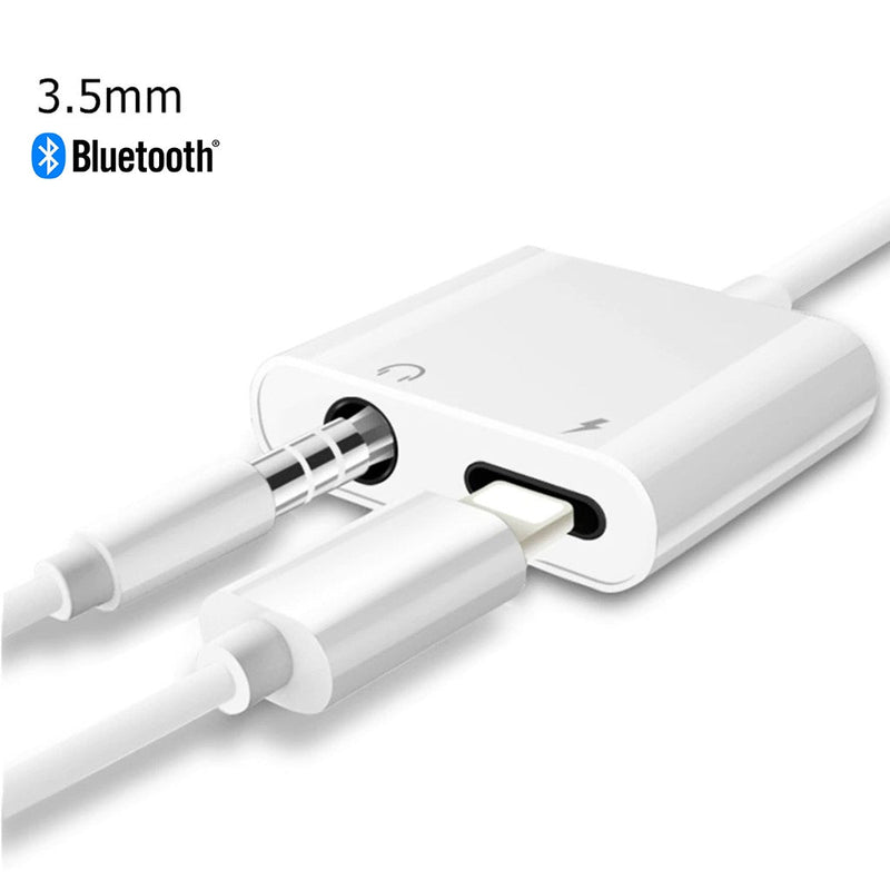 Adaptador Duplo Carregador e Áudio Lightning/P2 para iPhone - Xtrad XT-2141