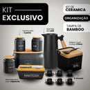 Kit Organização de Cerâmica para Cozinha