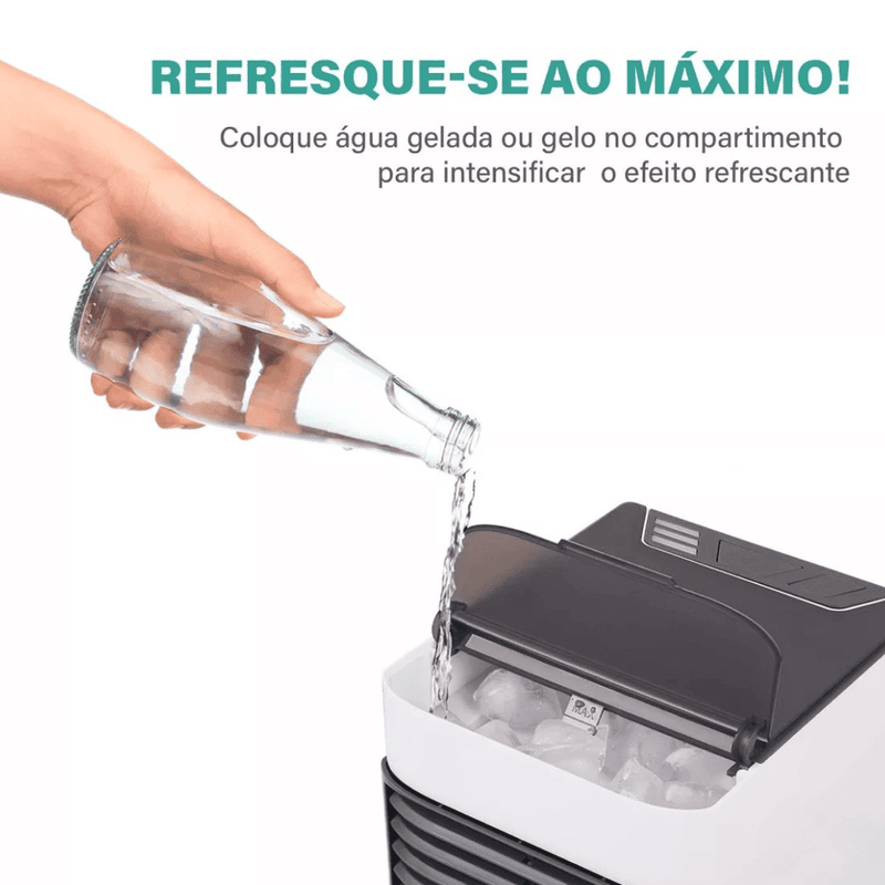 Mini Ar Condicionado Climatizador Portátil USB