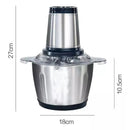 Triturador e Moedor Profissional Elétrico de Alimentos 300W