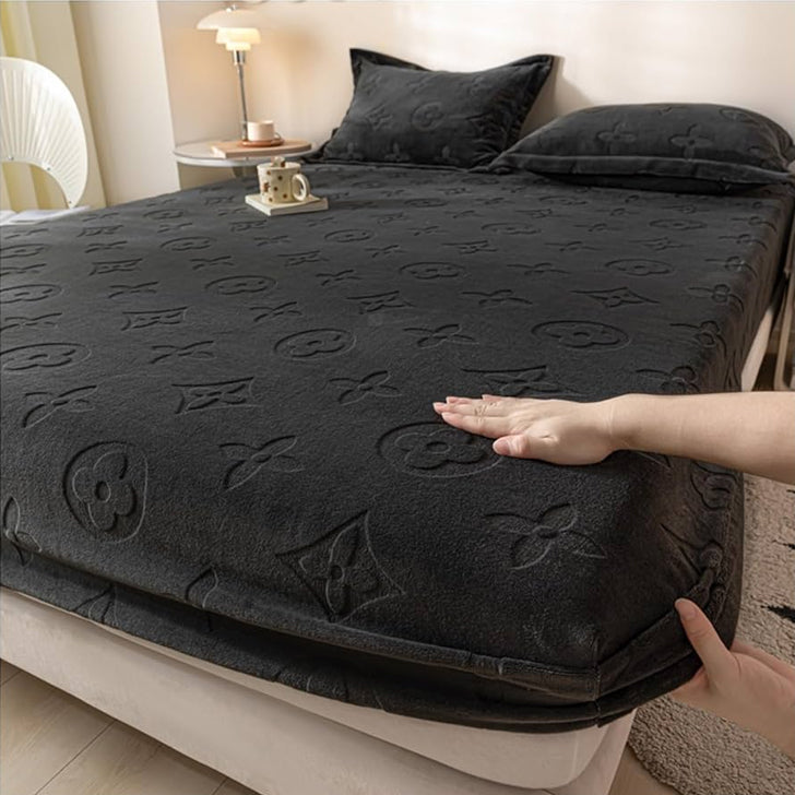 Jogo de Cama Veludo Premium ForLux [ 1 LENÇOL + 3 FRONHAS ]