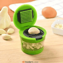 Cortador e Amassador de alho com armazenamento