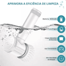 Escova de Limpeza Elétrica Multifuncional Turbo Clean