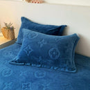 Jogo de Cama Veludo Premium ForLux [ 1 LENÇOL + 3 FRONHAS ]