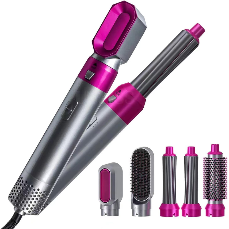 Secador Alisador e Modelador de Cabelos 5 em 1 Profissional 110V - Inova DRS-12901