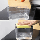 Dispenser Dosador para Detergente 2 em 1 com Esponja