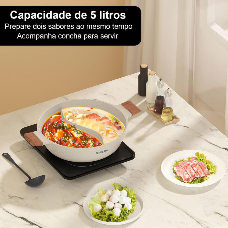 Panela Dupla 2 Sabores Antiaderente + Brinde Exclusivo!