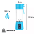 Mini Liquidificador Mixer Juice Garrafa Portátil USB Recarregável