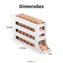 Porta Ovos Dispense Organizador De 4 Andares (Compre 2 Leve 3)