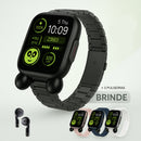 Novo Relógio SmartWatch com Fones de Ouvido ( 3 Pulseiras de Brinde )