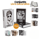 kit de Livros Decorativos 3 Peças