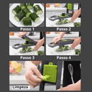 Cortador de Leguminosas e Fatiador com Lâmina de Aço 14 Peças