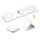 Carregador Magnético 3 em 1 Dobrável para iPhone/Apple Watch/ AirPods
