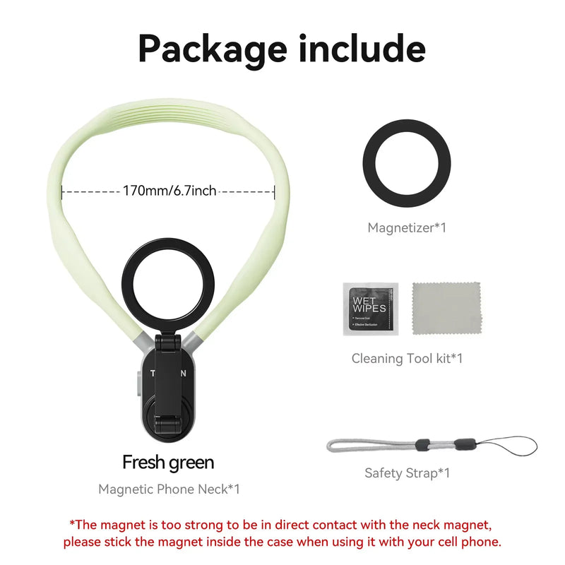 Suporte de Pescoço Magnético Para iPhone