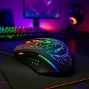 Mouse Gamer Com Fio USB 2400DPI LED 6 Botões para Jogos - Inova MOU-8775