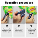 Mini máquina seladora de embalagem recarregável