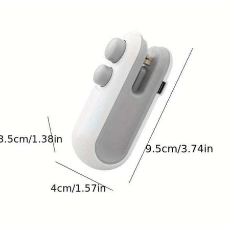 Mini máquina seladora de embalagem recarregável