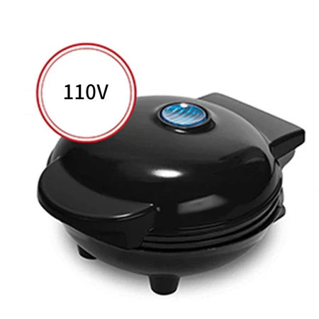 Mini Máquina de Waffles Elétrica Portátil 110v