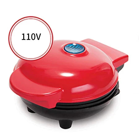 Mini Máquina de Waffles Elétrica Portátil 110v
