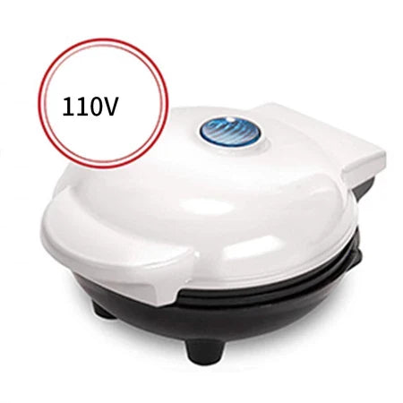 Mini Máquina de Waffles Elétrica Portátil 110v