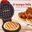 Mini Máquina de Waffles Elétrica Portátil 110v