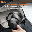 Fone de Ouvido Bluetooth Sem Fio ANC Cancelamento de Ruído Azul - Basike BAFON-195