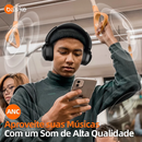 Fone de Ouvido Bluetooth Sem Fio ANC Cancelamento de Ruído Azul - Basike BAFON-195