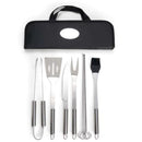 Kit para Churrasco 9 peças conjunto de aço inoxidável