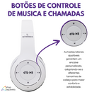 Fone de Ouvido Sem Fio Headset Bluetooth Branco - Xtrad LC-815