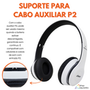 Fone de Ouvido Sem Fio Headset Bluetooth Branco - Xtrad LC-815