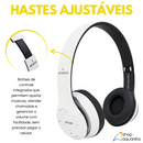 Fone de Ouvido Sem Fio Headset Bluetooth Branco - Xtrad LC-815