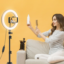 Ring Light LED 12 Polegadas + Tripé 2,1 Metros com Suporte de Celular - 9H A1201