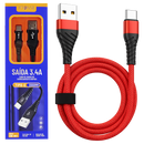 Cabo Carregador Rápido 3.4A 2 Metros USB Tipo C - Inova CBO-6011