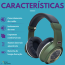 Fone de Ouvido Headset com Modo Caixa de Som Bluetooth Verde - Basike BAFON-6689