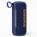 Caixa de Som Bluetooth 30W Alto-Falante Grave Potente Azul - Basike BA-RAD-123