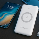 Carregador Portátil Power Bank 10000mAh Por Indução (Aproximação) Branco - Inova KV-96946