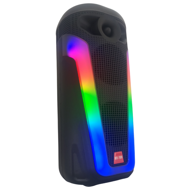 Caixa de Som Amplificador Bluetooth Grande LED 50W - Xtrad XDG-149