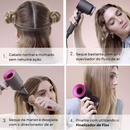 Secador de Cabelos Alisador e Modelador 5 Encaixes 110V Vermelho - Inova CFT-12337-5