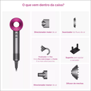 Secador de Cabelos Alisador e Modelador 5 Encaixes 110V Vermelho - Inova CFT-12337-5