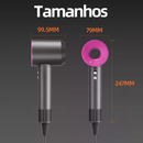 Secador de Cabelos Alisador e Modelador 5 Encaixes 220V Rosa - Inova CFT-22337-5