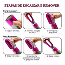 Secador Alisador e Modelador de Cabelos 5 em 1 Profissional 110V - Inova DRS-12901