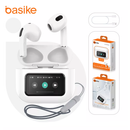 Fone de Ouvido Bluetooth Sem Fio TWS Auricular com Tela Touch - Basike BAFON-6697