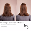 Secador de Cabelos Alisador e Modelador 5 Encaixes 220V Rosa - Inova CFT-22337-5