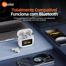 Fone de Ouvido Bluetooth Sem Fio TWS Auricular com Tela Touch - Basike BAFON-6697