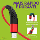 Cabo Carregador 30W Turbo 2 Metros Tipo Reforçado em Nylon para iPhone - Inova CBO-20017