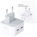Fonte Carregador Rápido 40W Turbo 2 Saídas USB-C Tipo C - Altomex AL-8209